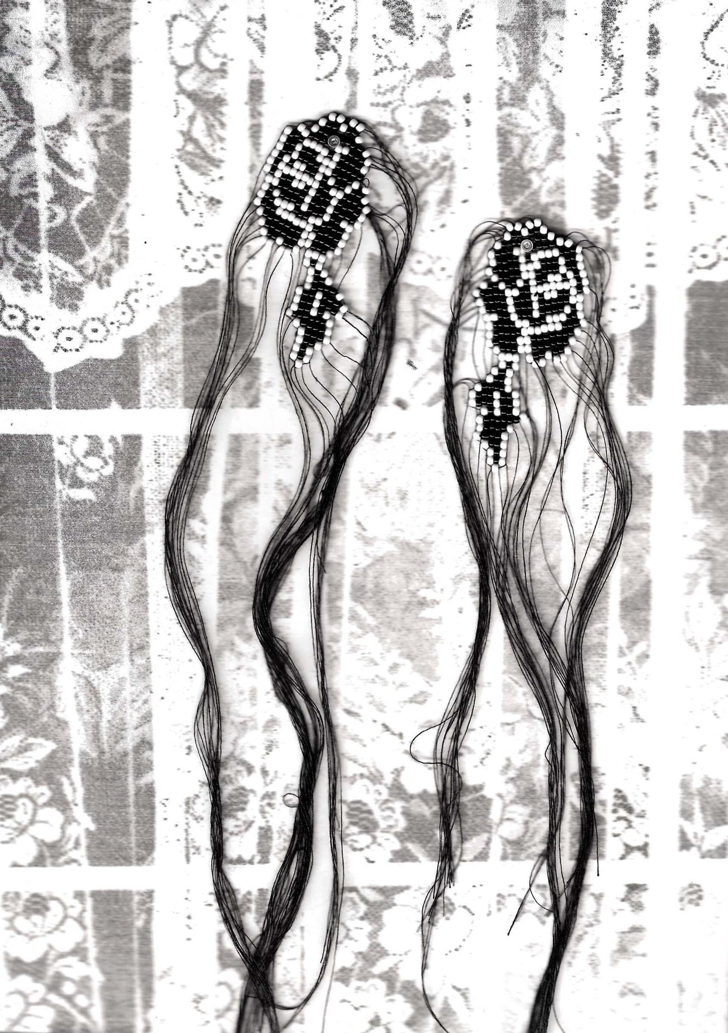 Black Thorn Earrings